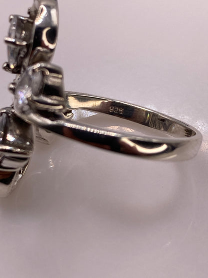 Anillo de Plata Mariposa con Circonias — Coctel Brillante — foto 5
