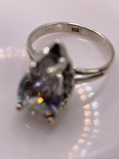 Anillo Solitario de Plata .925 con Circonia Blanca — Elegancia Taxco — foto 5
