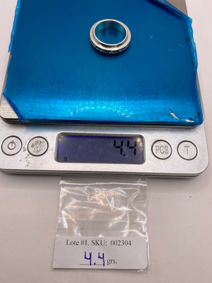 Anillo Giratorio de Plata .925 con Circonias — Antiansiedad — foto 6