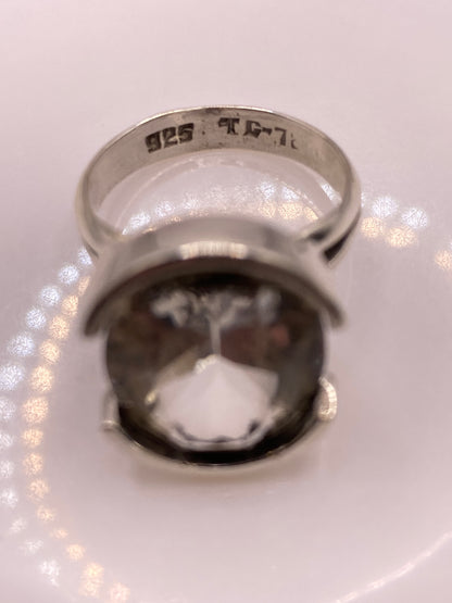Anillo de Plata Solitario Circonia — Brillo de Diamante Hecho en Taxco — foto 5
