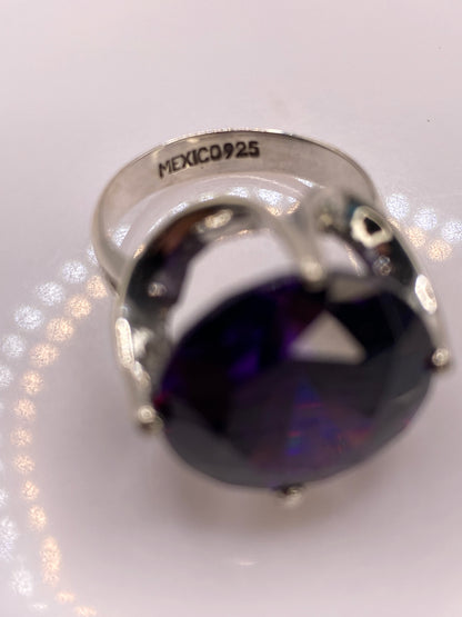 Anillo Solitario de Plata .925 con Circonia Azul Profundo — Cocktail — foto 5