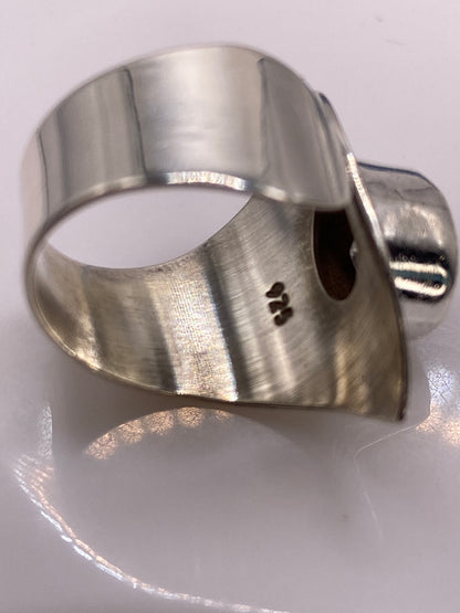 Anillo de Plata Ajustable con Circonia Cristalina — Solitario Brillante — foto 5