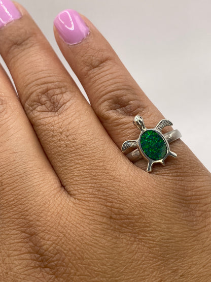 Sello hallmark 950 y peso de 3.2 gramos en el anillo de tortuga