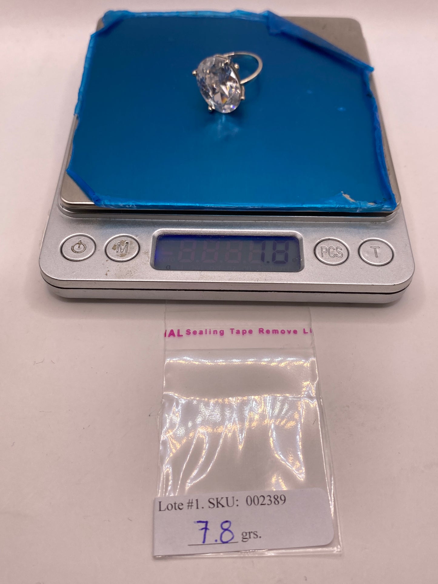 Anillo de Plata Solitario Circonia Blanca — Elegancia Atemporal — foto 6