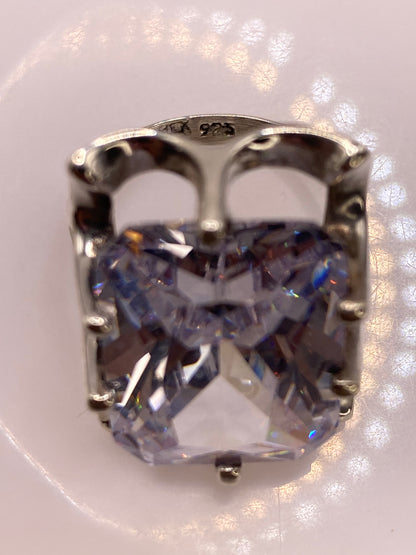 Anillo de Plata Cristalina Solitario — Circonia Engastada en Taxco — foto 5