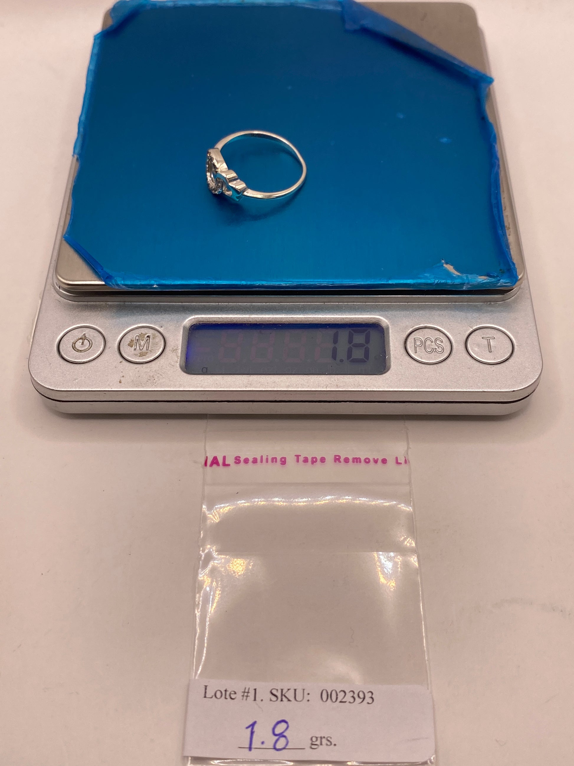 Anillo Solitario de Plata .925 con Circonia Blanca — foto 6