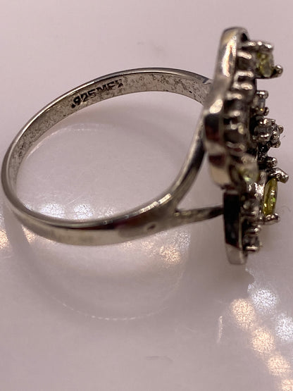 Anillo de Plata Solitario con Circonia Amarilla — Diseño Elegante — foto 5