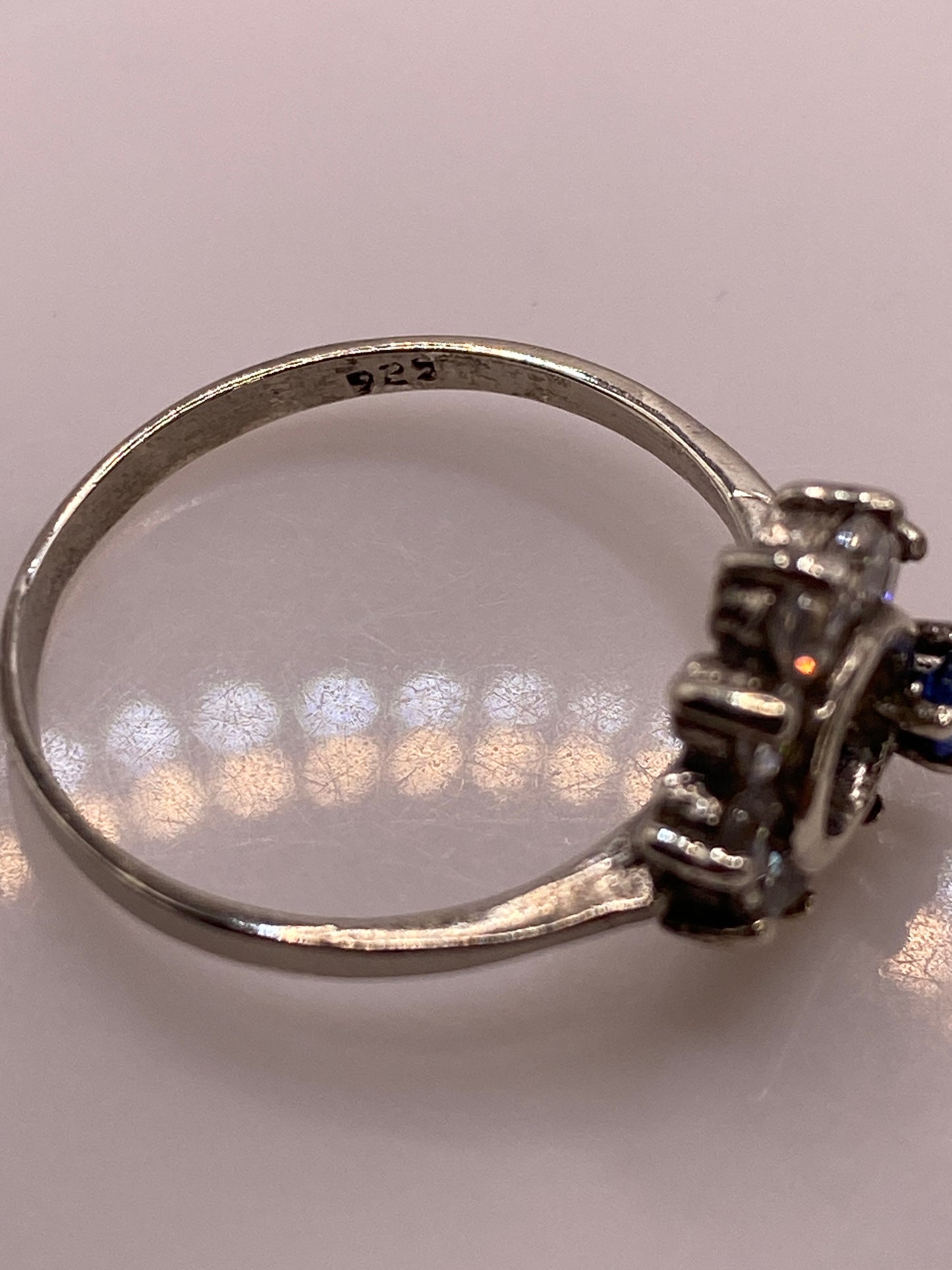 Anillo de Plata .925 Solitario con Circonia Cristalina — Hecho en Taxco — foto 5