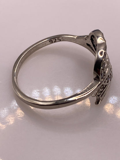 Anillo de Plata Solitario Circonia Blanca — Brillo Diamantado — foto 5