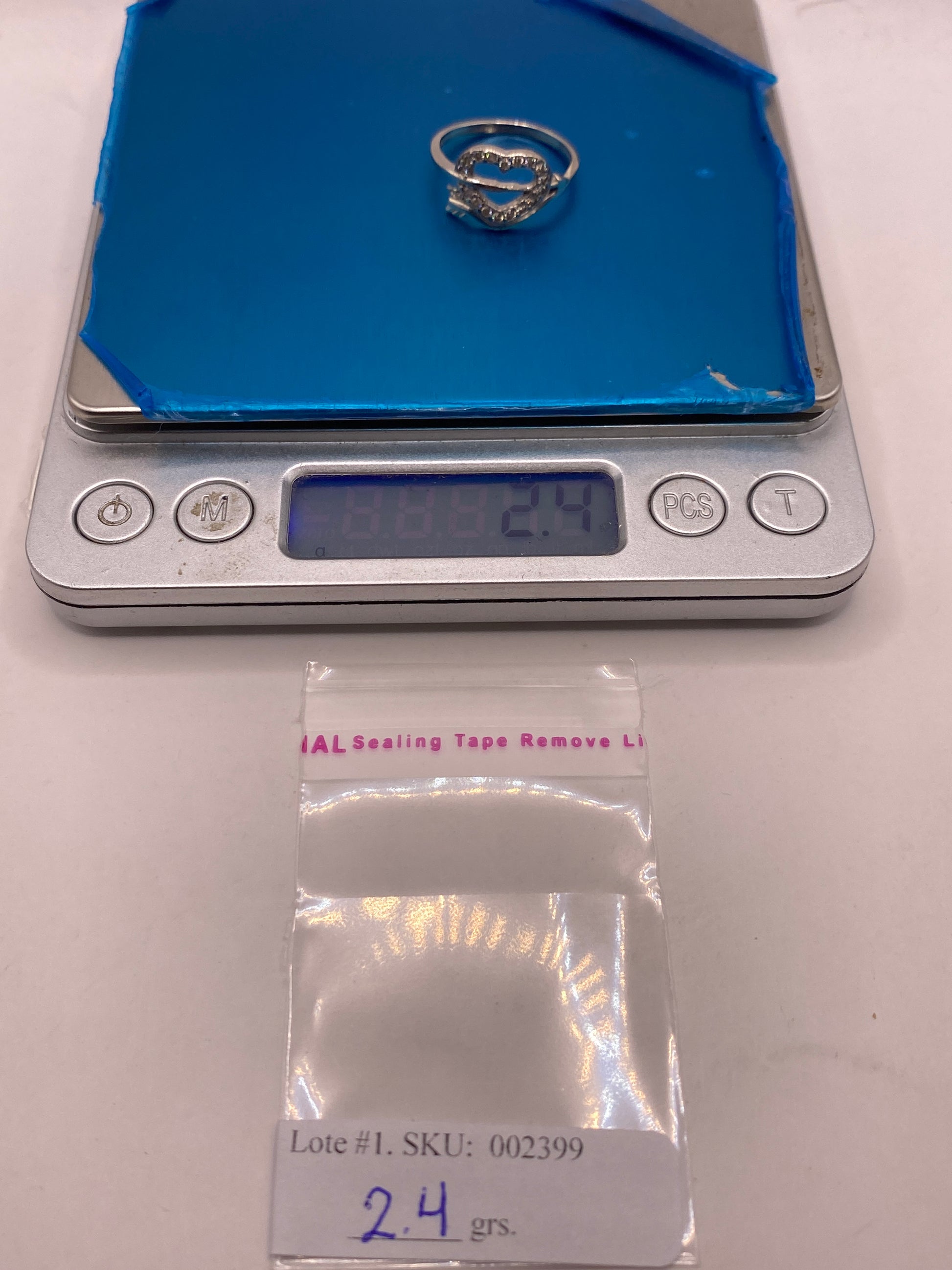 Anillo de Plata Solitario Circonia Blanca — Brillo Diamantado — foto 6