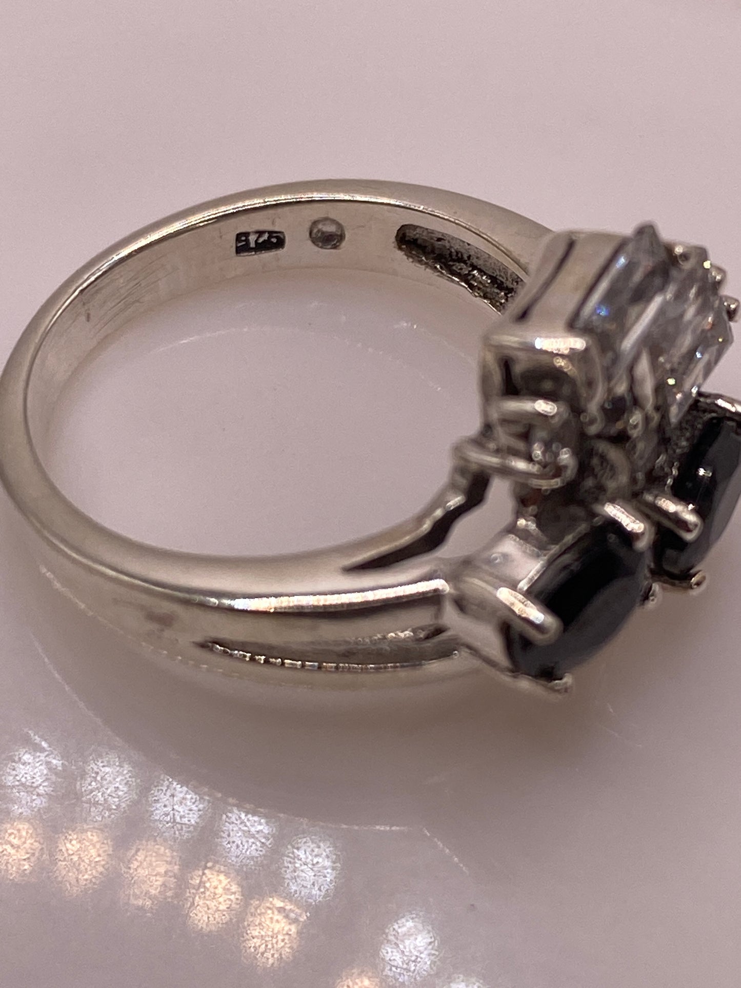 Anillo Solitario de Plata .925 con Circonia Cristalina — Coctel Elegante — foto 5