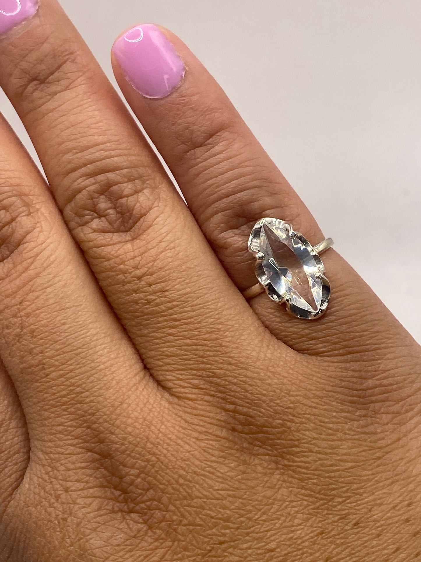 Sello .925 MEXICO grabado en la banda interior del anillo de plata