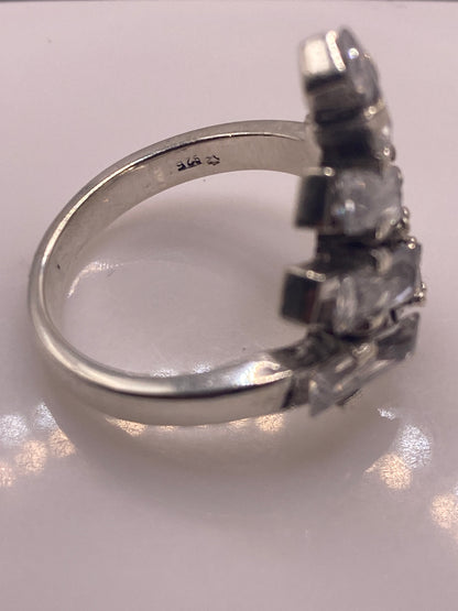 Anillo de Plata Solitario Circonia Blanca — Brillo Diamante — foto 5