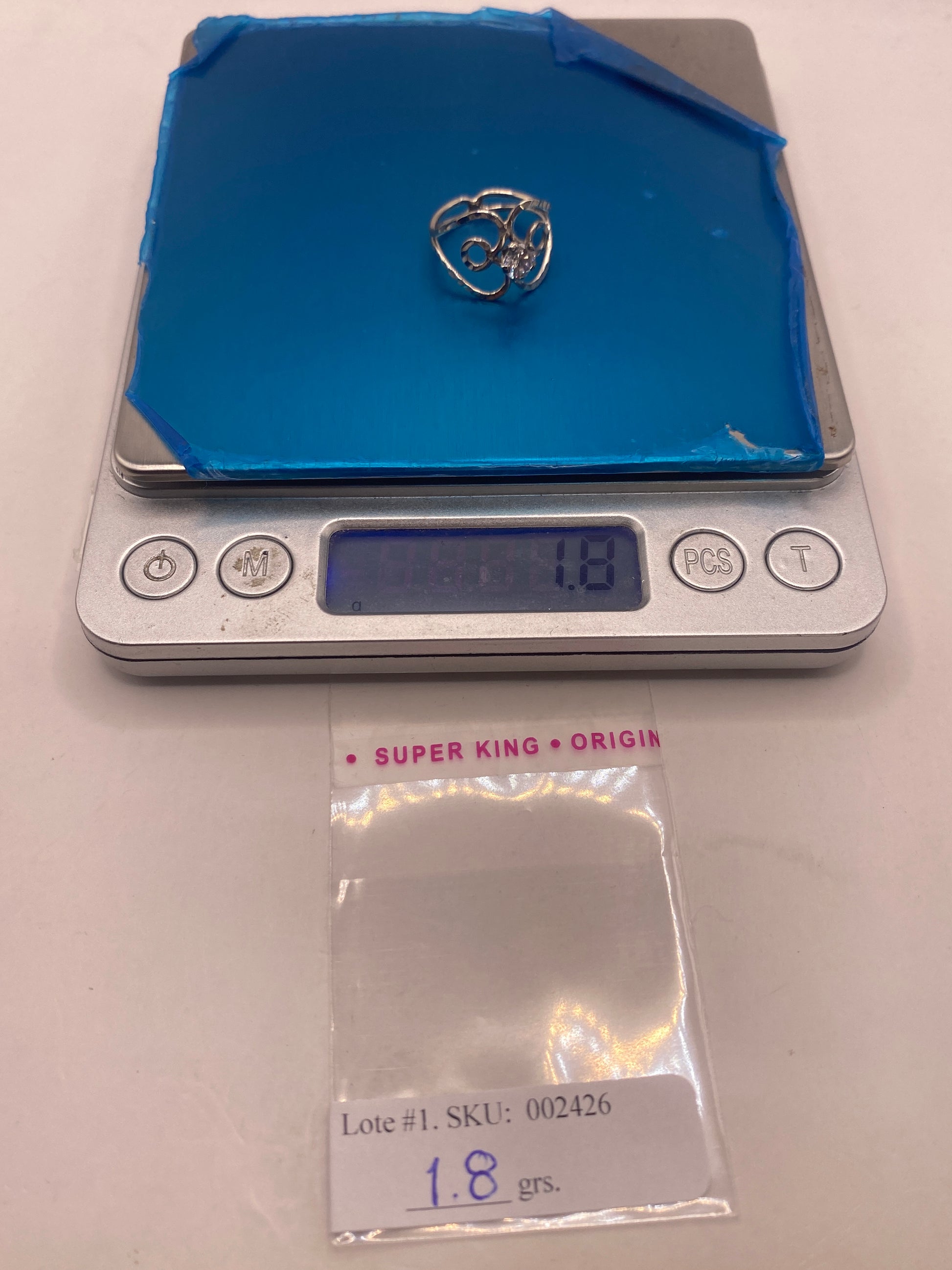 Anillo de Plata Solitario con Circonia Cristalina — Elegancia Pura — foto 5
