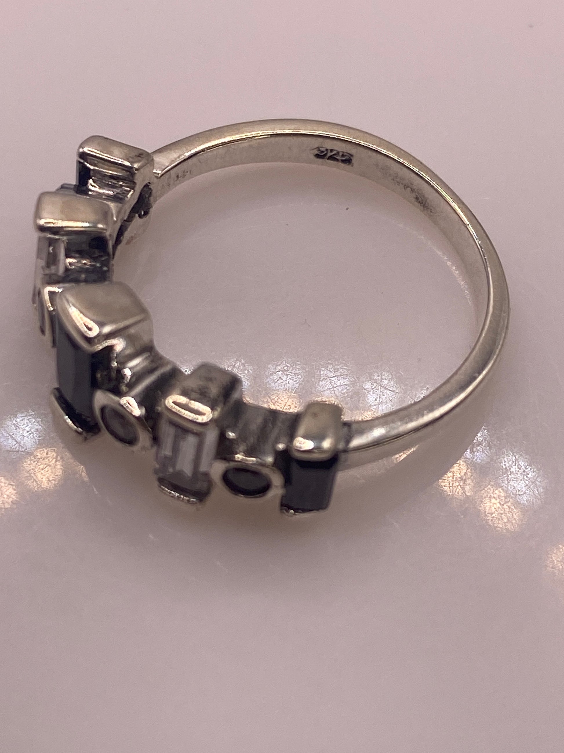 Anillo de Plata Racimo Multicolor con Circonias — Coctel Unisex — foto 5