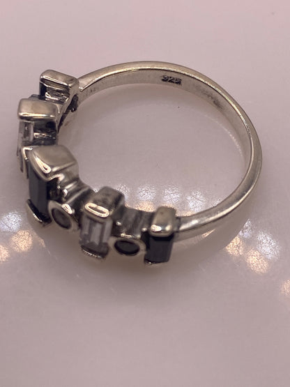 Anillo de Plata Racimo Multicolor con Circonias — Coctel Unisex — foto 5
