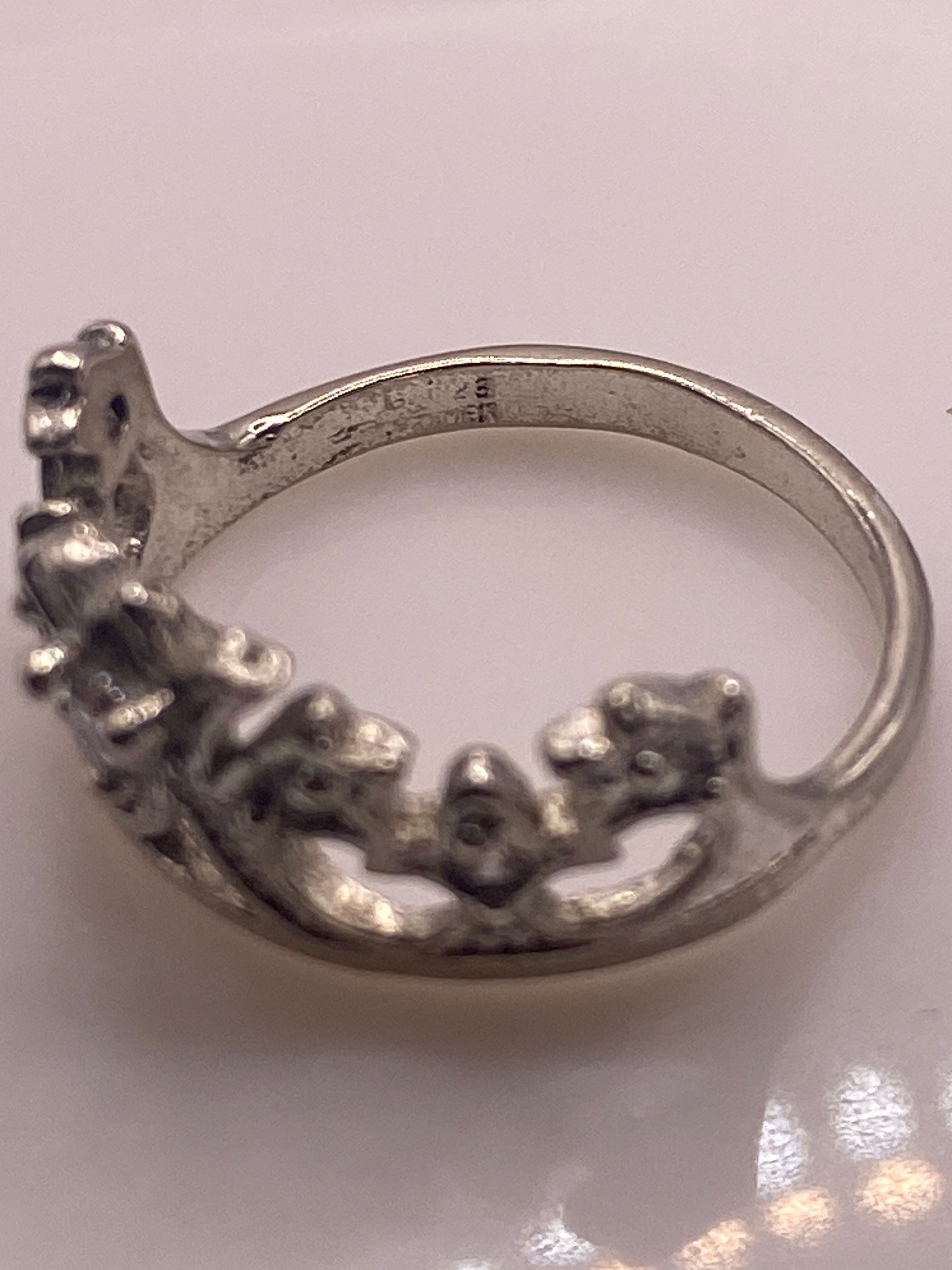 Anillo de Plata Solitario Circonia Blanca — Elegancia Taxco — foto 5