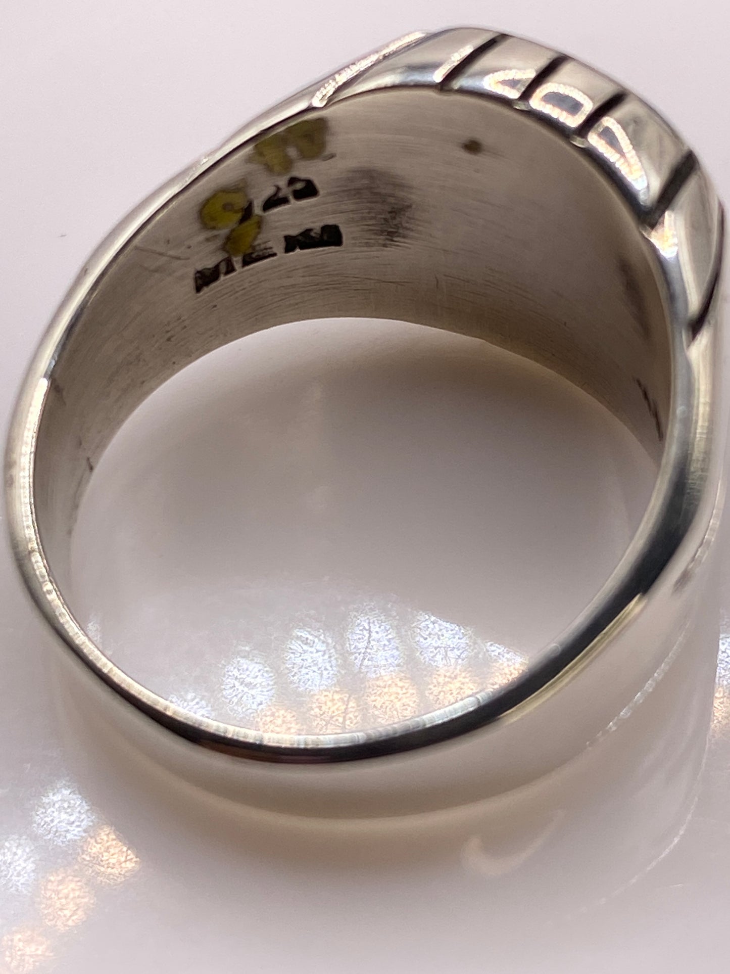 Anillo de Plata Ópalo de Fuego Multicolor — Sello .925 — foto 5