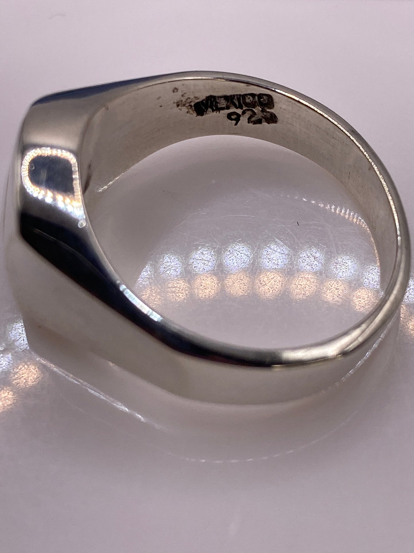 Anillo de Plata Ópalo de Fuego Multicolor — Unisex Taxco — foto 5