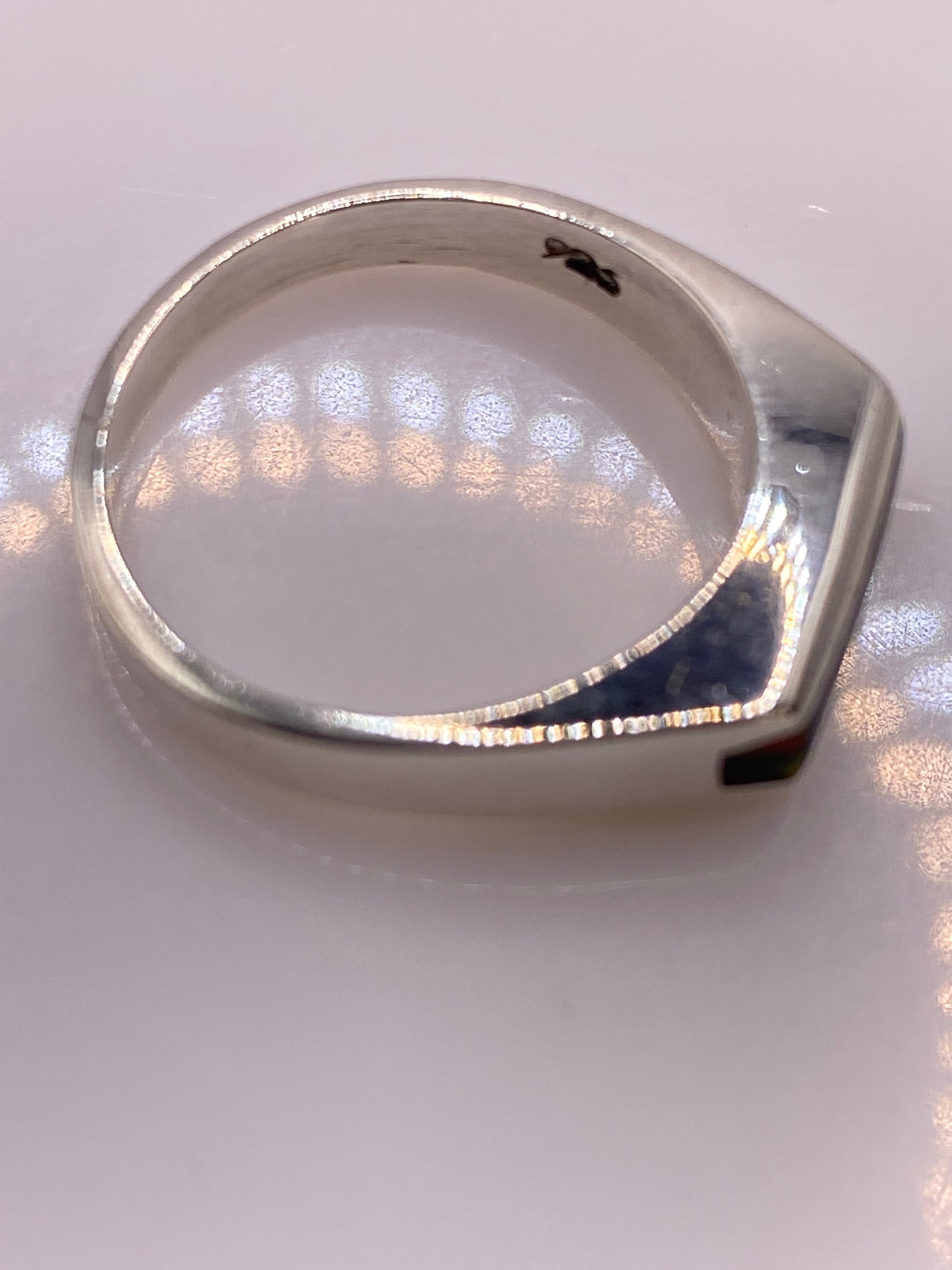 Anillo de Plata Ópalo de Fuego Multicolor — Solitario Único — foto 5