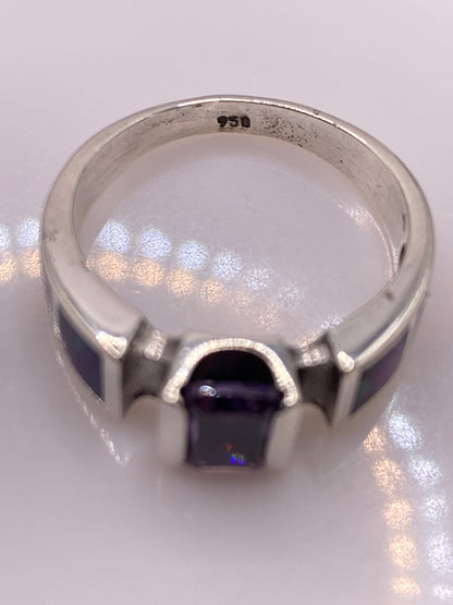 Anillo Plata .950 Ópalo de Fuego Multicolor — Solitario Artesanal — foto 5