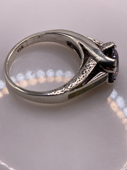 Anillo Solitario Ópalo de Fuego Multicolor — Plata .950 — foto 5