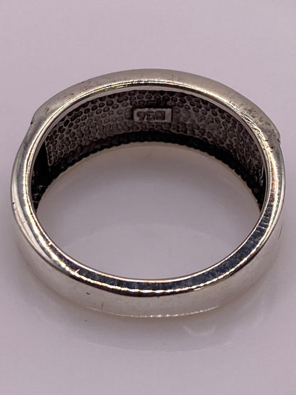 Anillo de Plata Ópalo de Fuego Azul — Geométrico Moderno — foto 5