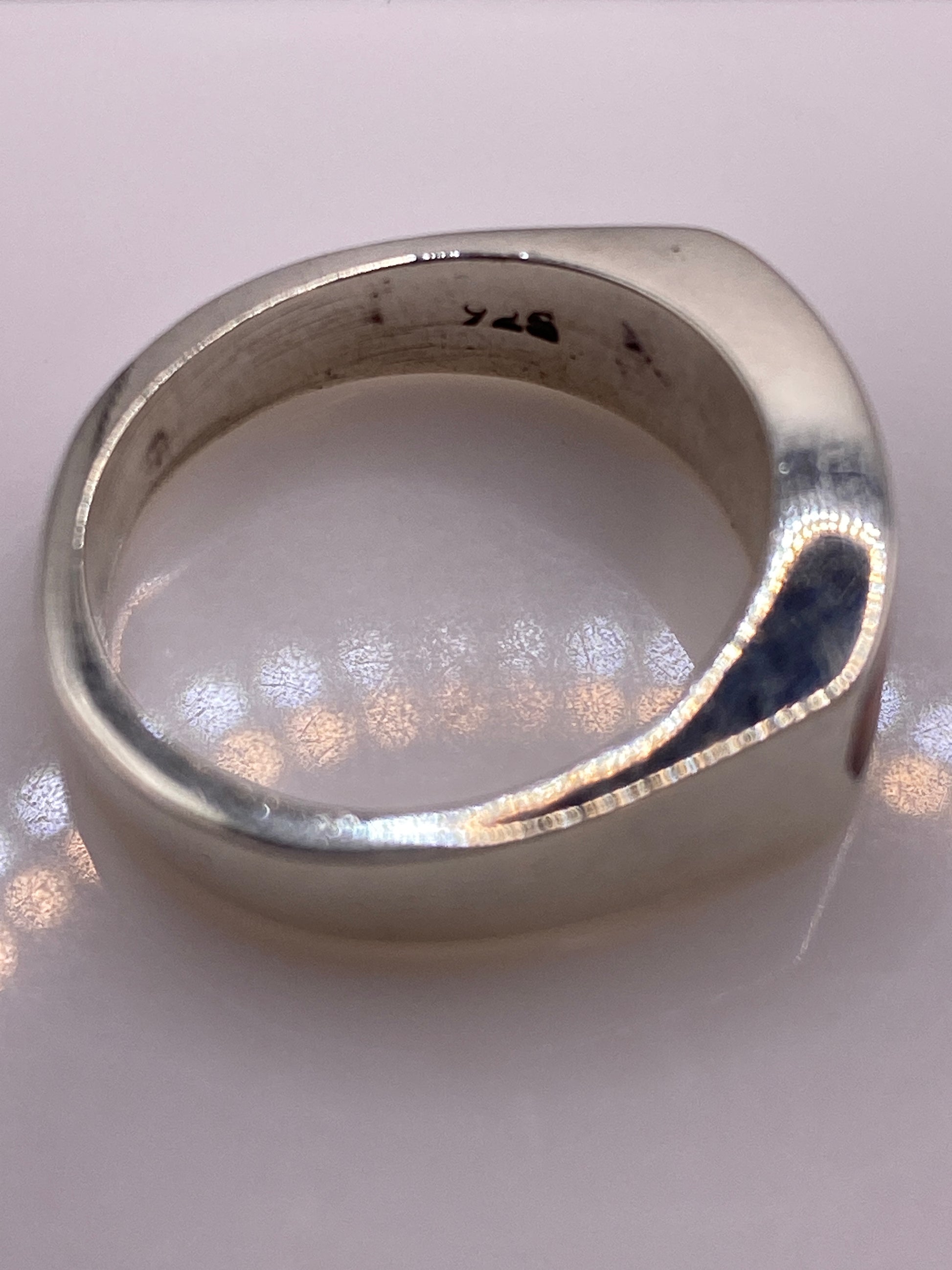 Anillo de Plata Ópalo de Fuego Multicolor — Unisex Moderno — foto 5
