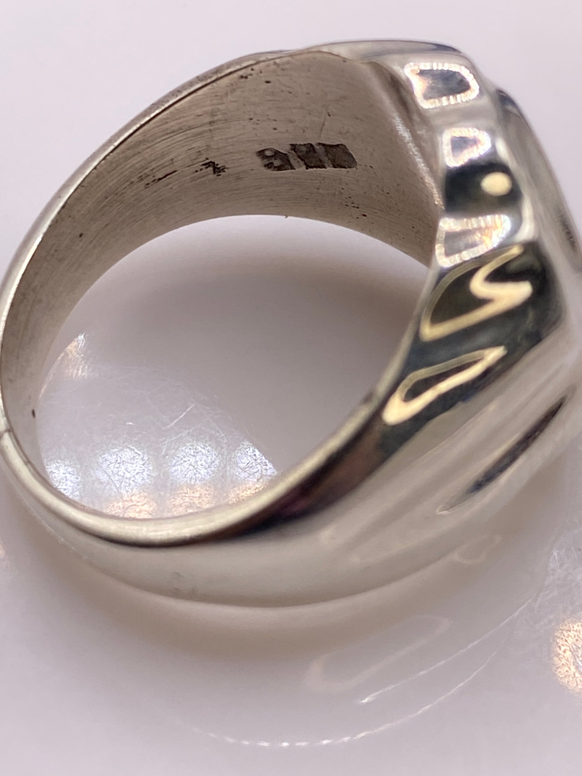 Anillo Opalo de Fuego Rosa — Plata .925 Alas Taxco — foto 5