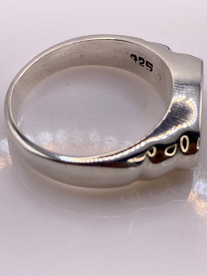 Anillo de Plata Ópalo de Fuego Rosa — Unisex Solitario — foto 5