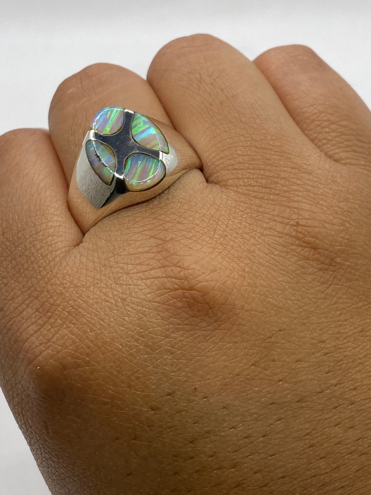 Anillo con sello 925 MEXICO grabado en banda interior
