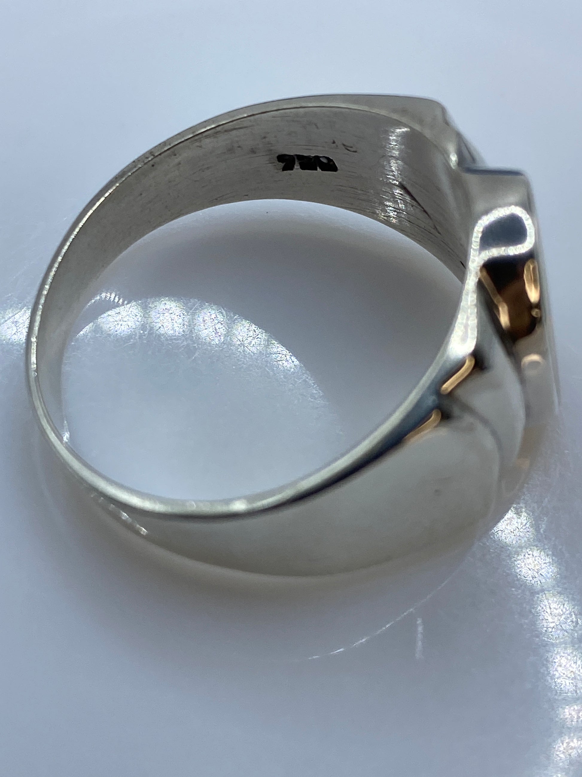 Anillo de Plata Ópalo de Fuego — Presencia Masculina Taxco — foto 5