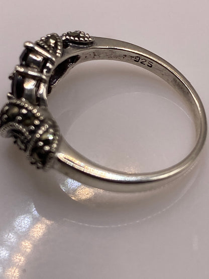 Anillo de Plata Circonia Café — Vintage Filigranado — foto 5