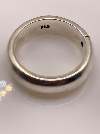 Anillo de Plata Solitario Banda Pulida — Taxco .925 — foto 5