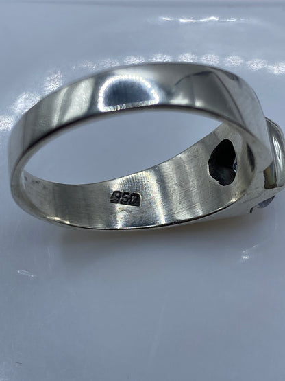 Anillo de Plata Ópalo de Fuego Multicolor — Unisex Moderno — foto 5