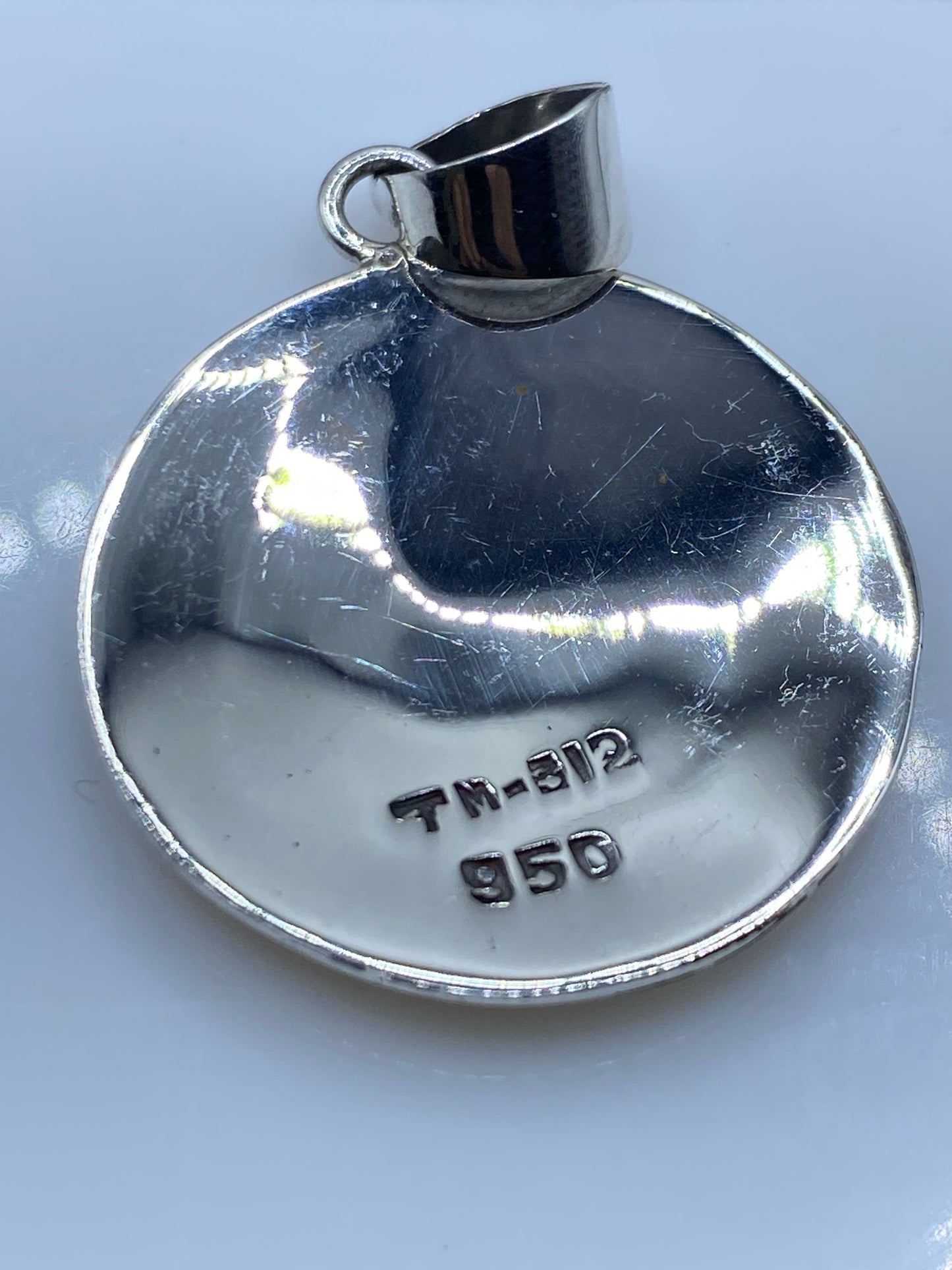 Dije Plata Ópalo de Fuego Prehispánico — Taxco .950 — foto 5