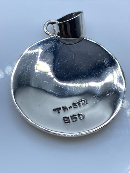 Dije Plata Ópalo de Fuego Prehispánico — Taxco .950 — foto 5