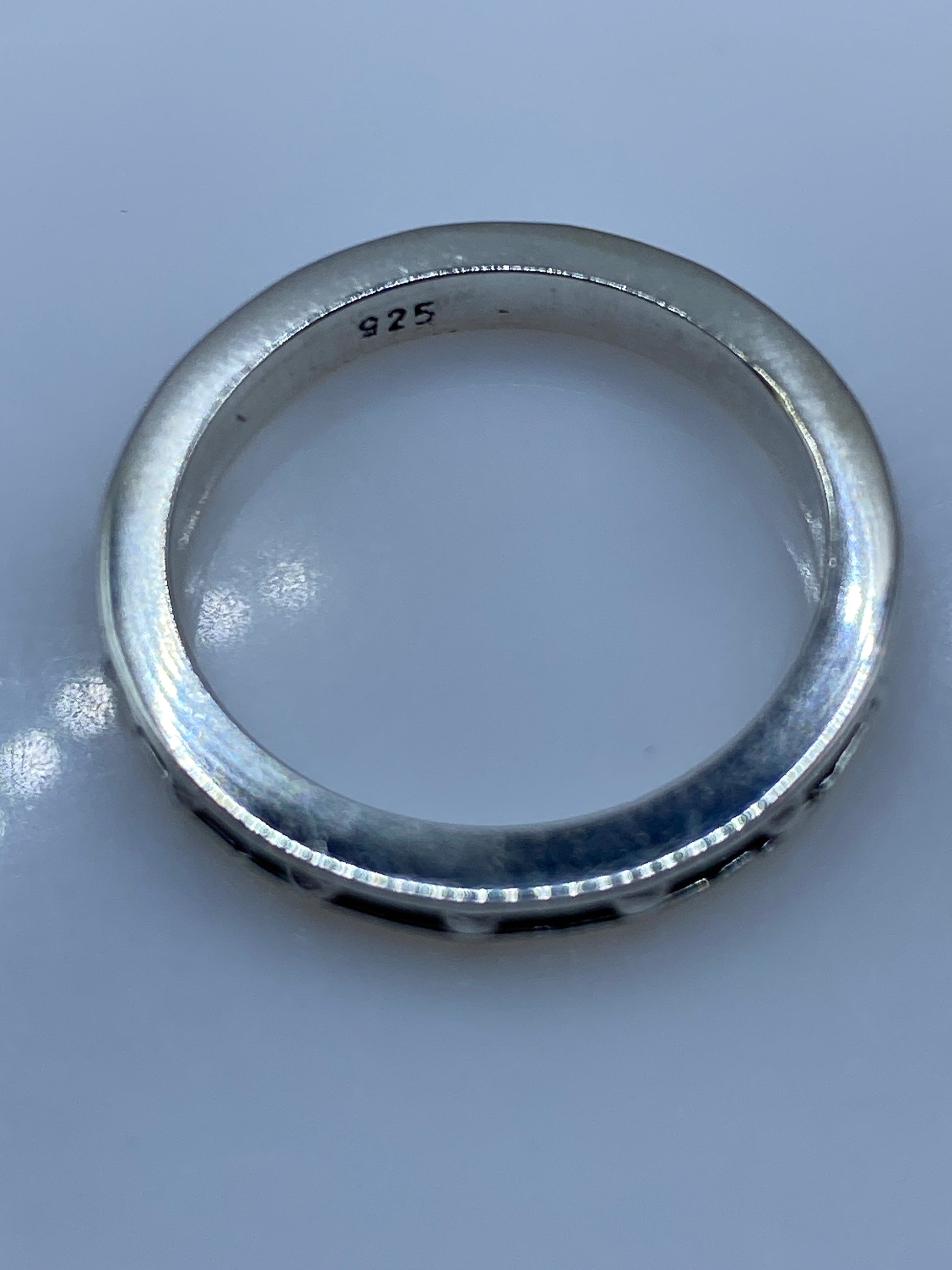 Anillo de Plata Circonia Verde Minimalista — Solitario — foto 5