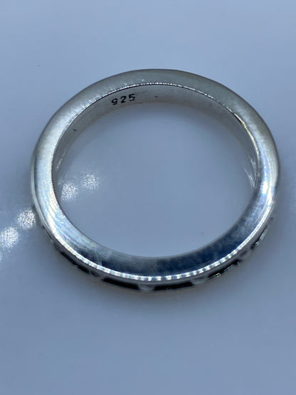 Anillo de Plata Circonia Verde Minimalista — Solitario — foto 5
