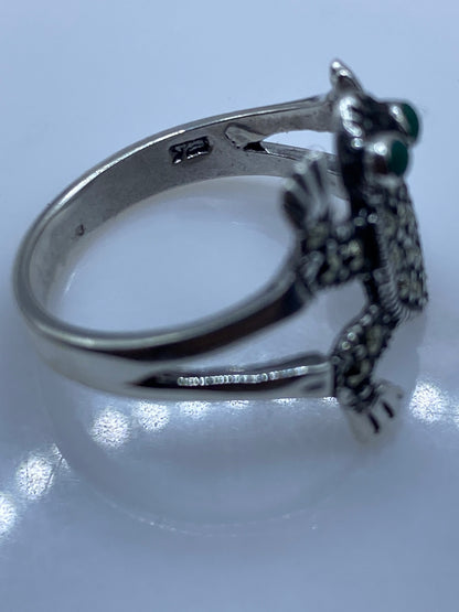 Anillo Tótem de Plata .925 con Piedra Verde — Diseño Étnico — foto 5