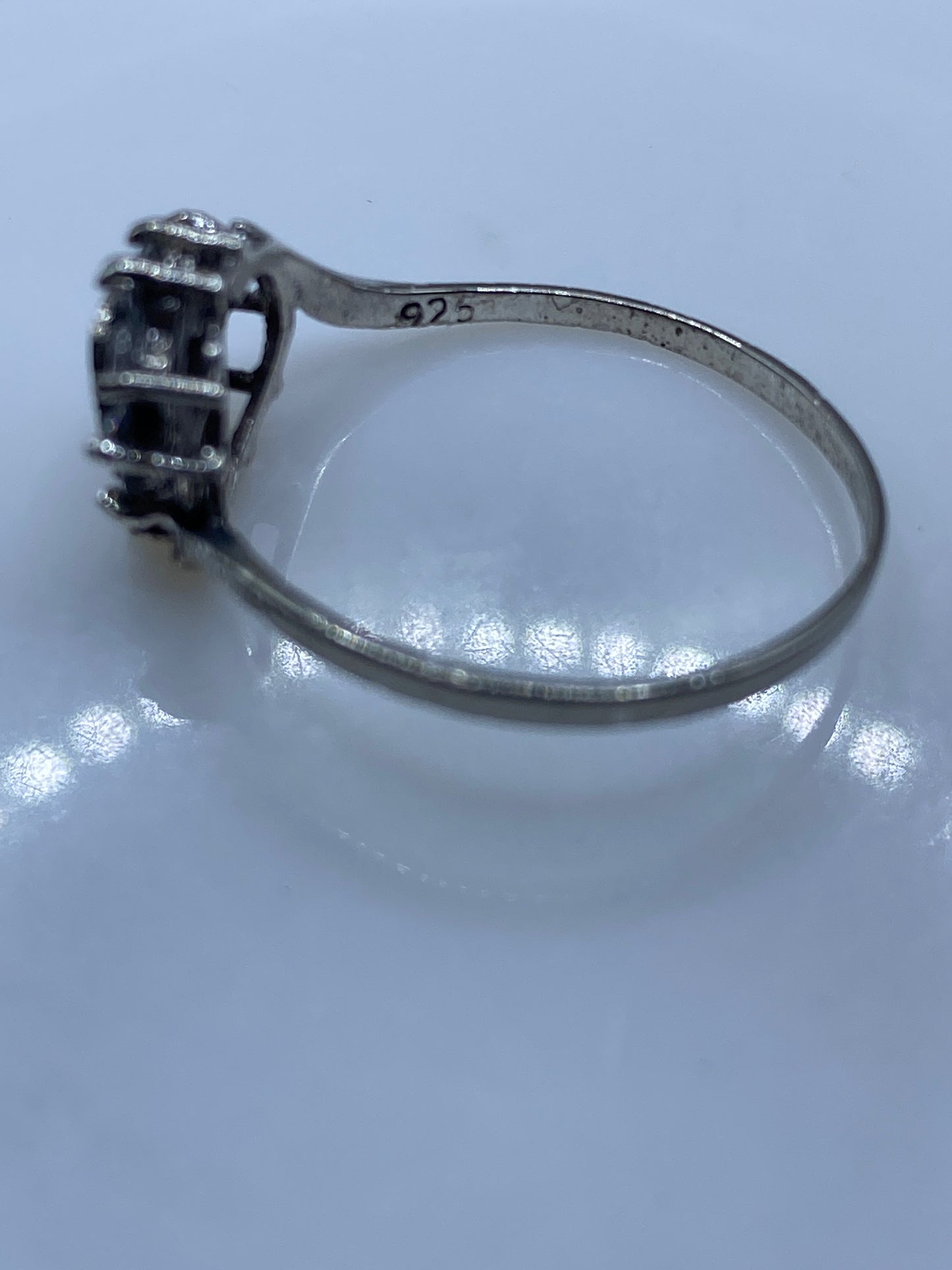 Anillo Solitario de Plata Circonia Blanca | Taxco .925 — foto 5