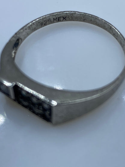 Anillo de Plata Circonia Blanca Minimalista — Talla 8 — foto 5