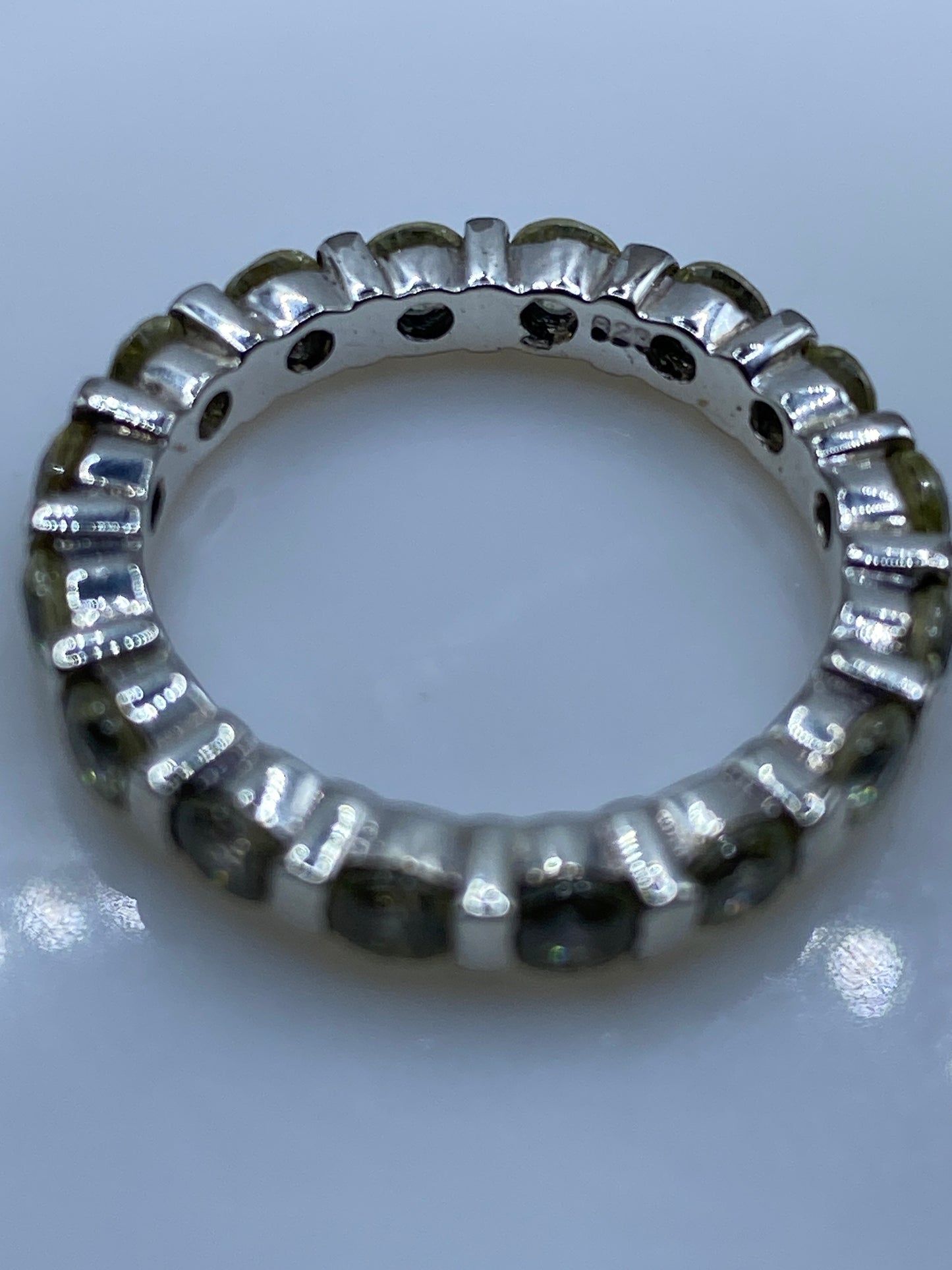 Anillo de Plata Solitario Circonia Amarilla — Elegancia Pura — foto 5
