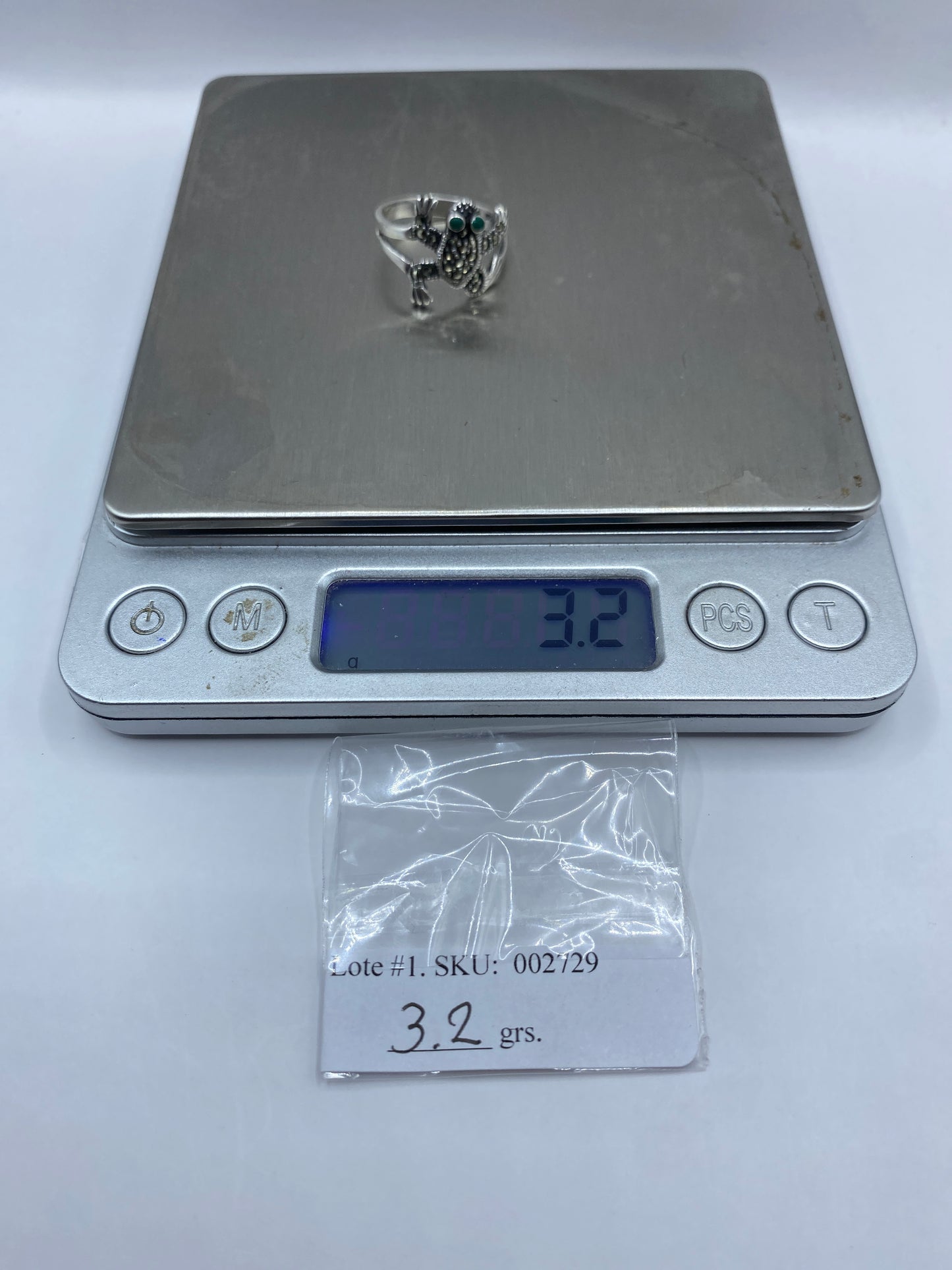 Anillo de Plata con Malaquita Verde — Diseño Étnico Taxco — foto 6