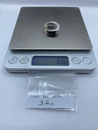 Anillo de Plata con Circonia Blanca — Diseño Minimalista Taxco — foto 6