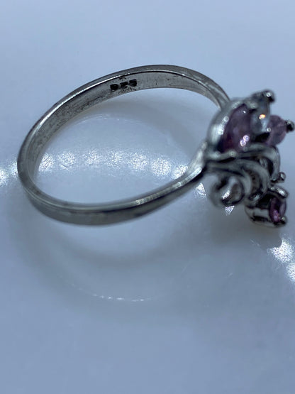 Anillo de Plata Circonia Rosa — Delicado Taxco — foto 5