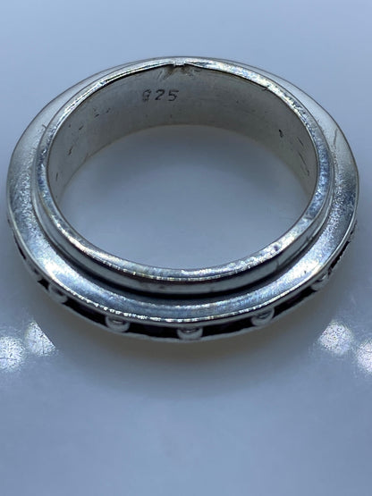 Anillo de Plata Circonia Roja Canal — Unisex Moderno — foto 5