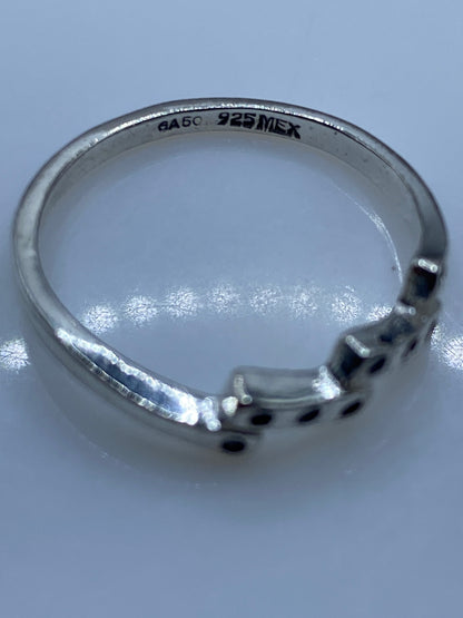 Anillo Plata Solitario Circonia Cristalina — Minimalista Taxco — foto 5