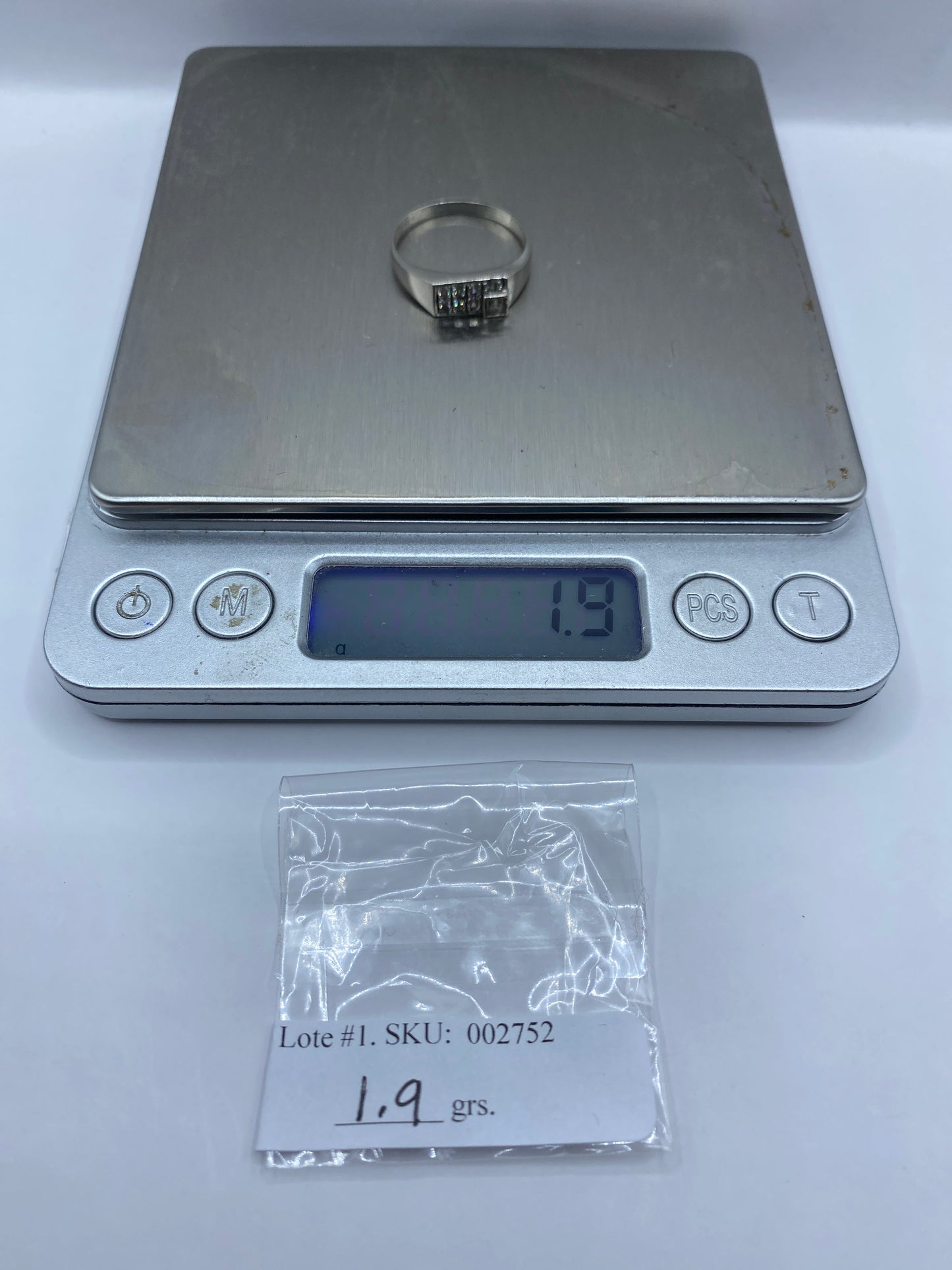 Anillo Geométrico de Plata .925 con Circonia Blanca — foto 6