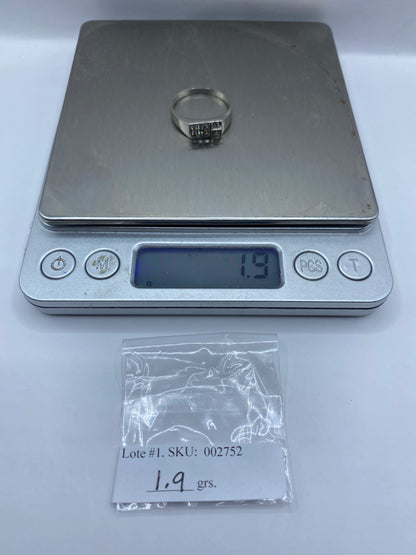 Anillo Geométrico de Plata .925 con Circonia Blanca — foto 6